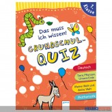 Lernblock "Das muss ich wissen! Grundschul-Quiz" 1. Klasse