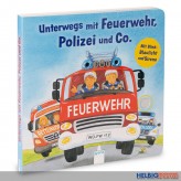 Papp-Bilderbuch "Unterwegs mit Feuerwehr, Polizei und Co."