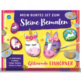 Kreativ-Set "Mein buntes Set zum Steine bemalen" Einhorn