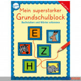 "Mein superstarker Grundschulblock Buchtaben & Wörter"