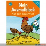 Malblock "Mein Ausmalblock: Auf dem Bauernhof"