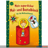 "Mein superdicker Mal- & Bastelblock für die Weihnachtszeit"