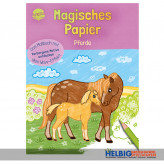 Malbuch "Malblock - Magisches Papier Pferde"