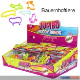 Silikonarmband "Buddy Bands Jumbo - Bauernhoftiere" 6-sort.
