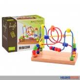 Holz-Baby-Spielzeug "Motorikschleife - Bead Track"