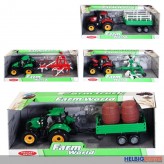 Farm-Traktor-Set "Farm World" - sort.