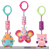 Bright Starts - Baby-Plüschglocke "Chime Along Friends"