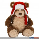 Plüsch Teddybär mit Wintermütze gr.
