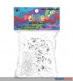 Rainbow Loom - Gummibänder "Weiss"