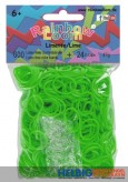 Rainbow Loom - Gummibänder "Limetten-Grün"