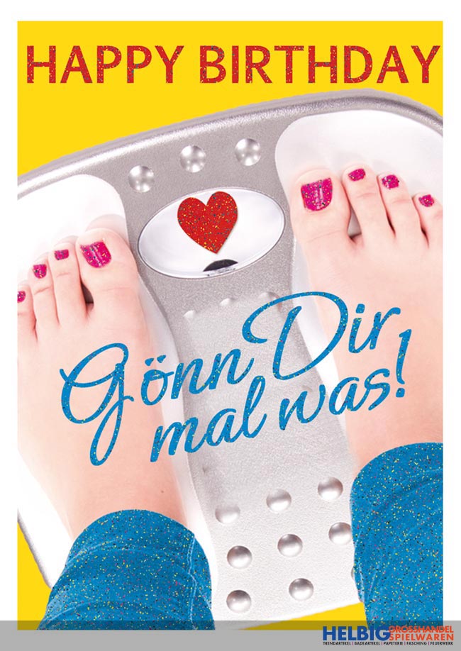 Glückwunschkarte Geburtstag Gönn Dir mal was