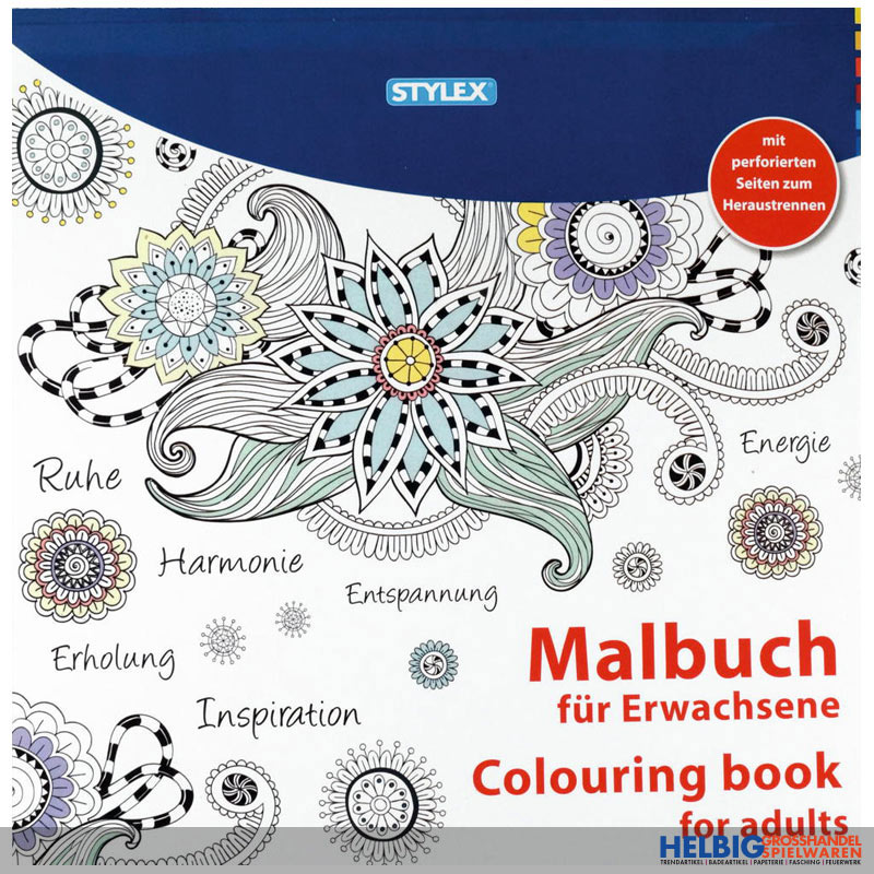 Malbuch für Erwachsene - 2-sort.-77170