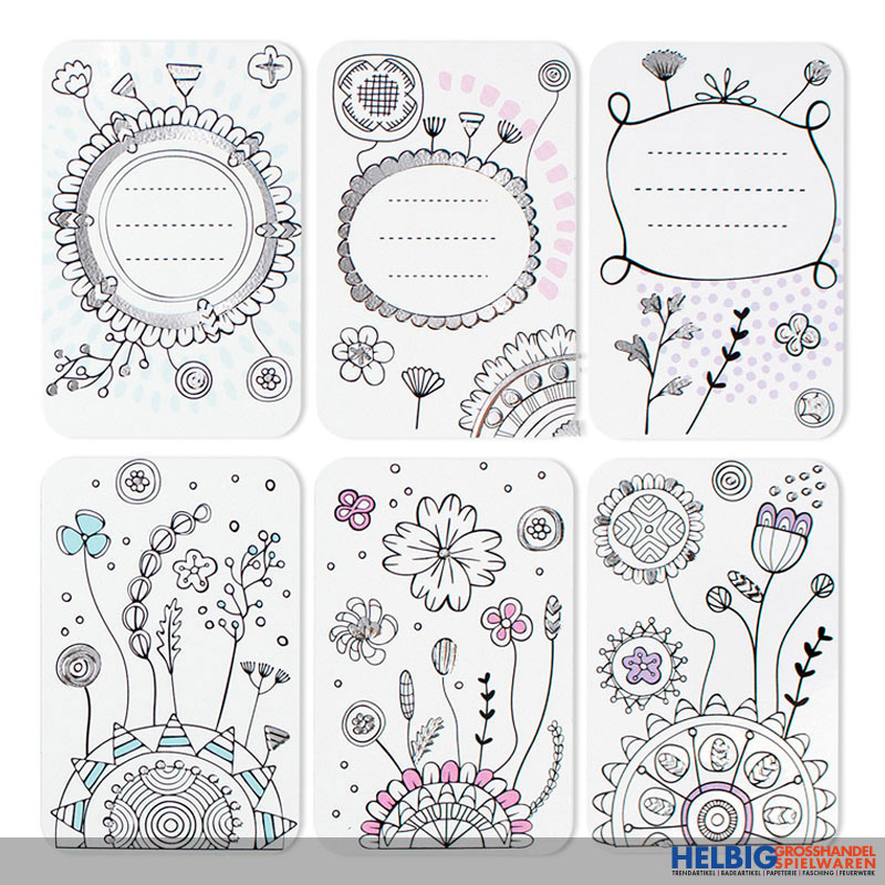 Kreativ-Sticker zum Ausmalen \"Now is Your time\"