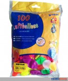 Luftballons "Neon-Farben" Ø 25 cm - 100er Beutel
