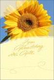 Karte Geburtstag "Sonnenblume"