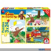 Kinder-Puzzle 3er-Set "Spaß mit Coco" 3 x 24 Teile