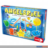 Kinderspiel-Klassiker "Angelspiel" m. 2 Holz-Angeln